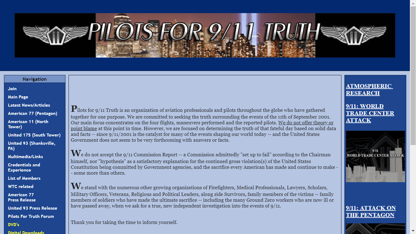 Pilots 9/11 Truth